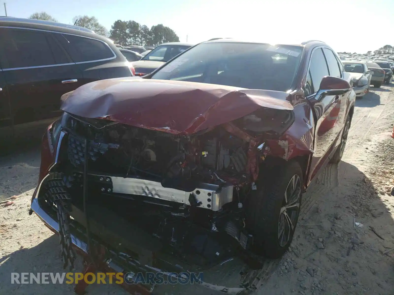 2 Photograph of a damaged car 2T2HZMAA0LC174888 LEXUS RX350 2020