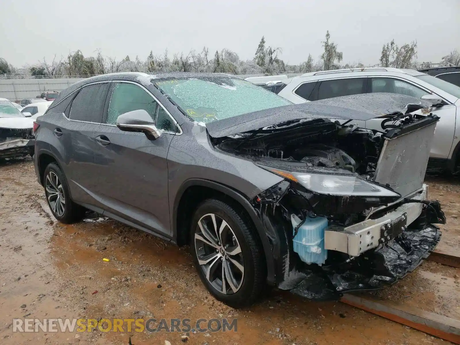 1 Photograph of a damaged car 2T2HZMAA1LC161521 LEXUS RX350 2020