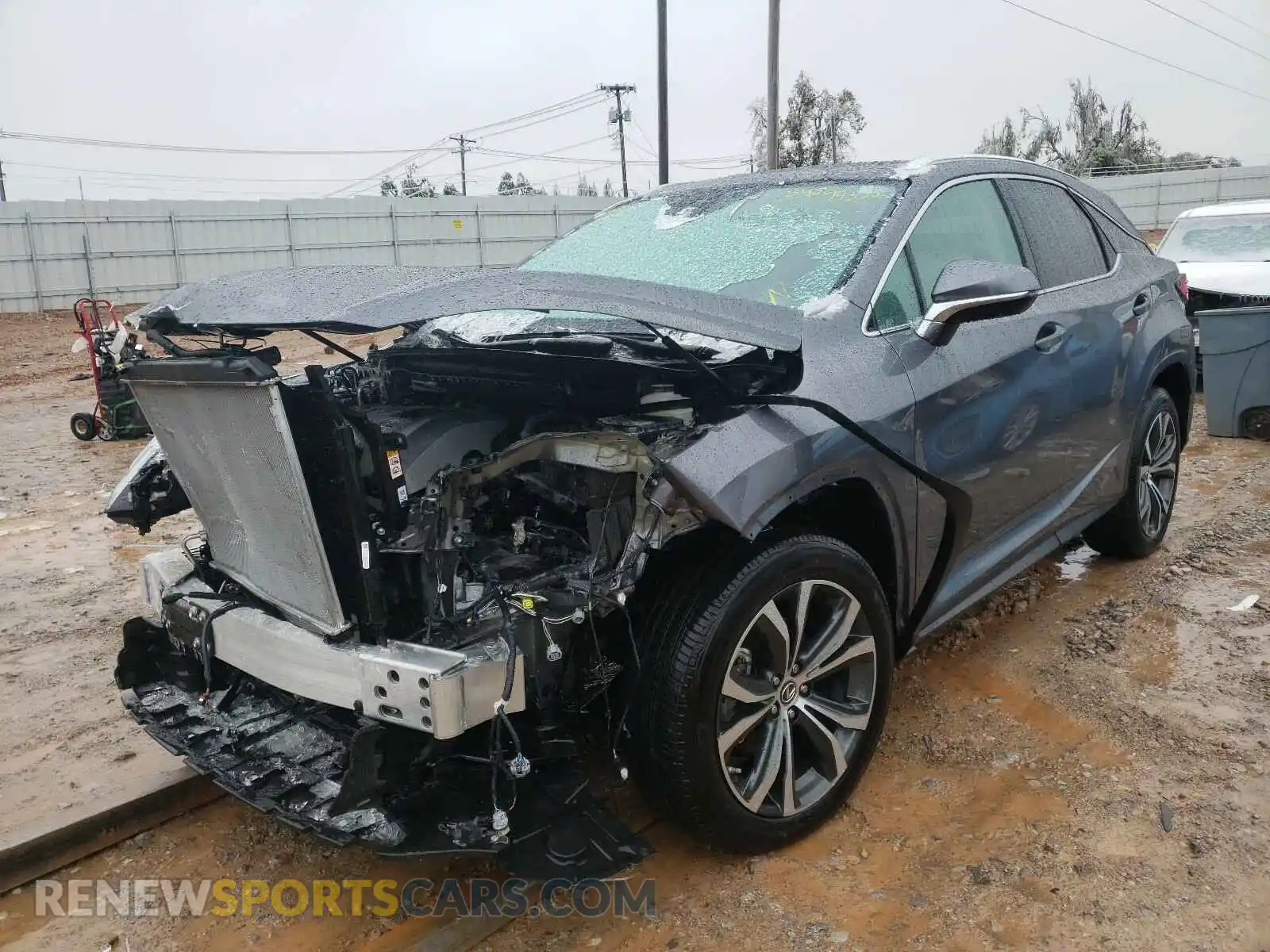 2 Photograph of a damaged car 2T2HZMAA1LC161521 LEXUS RX350 2020