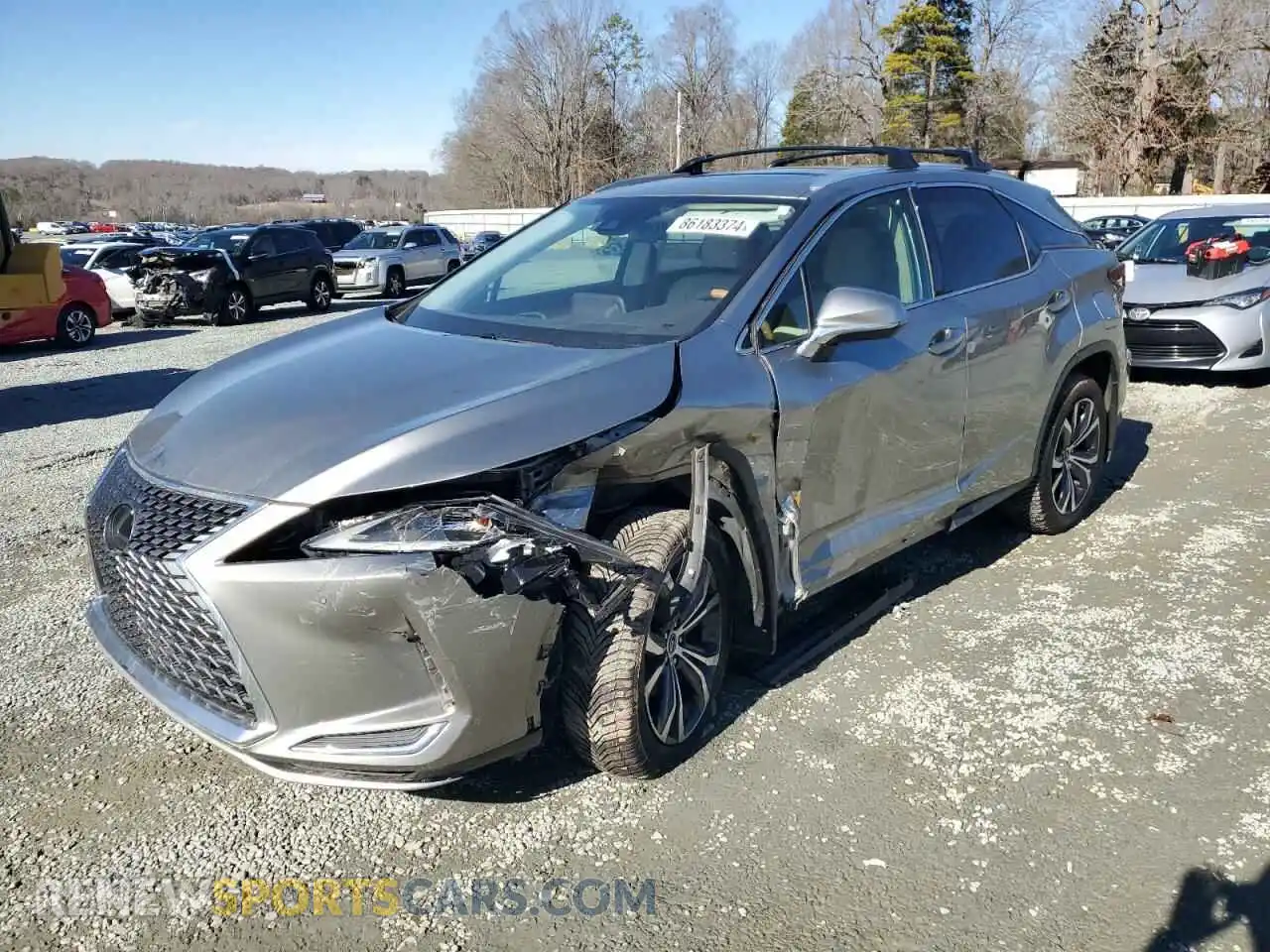 1 Photograph of a damaged car 2T2HZMAA1LC179792 LEXUS RX350 2020