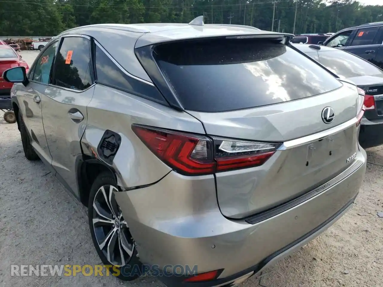 3 Photograph of a damaged car 2T2HZMAA2LC157588 LEXUS RX350 2020