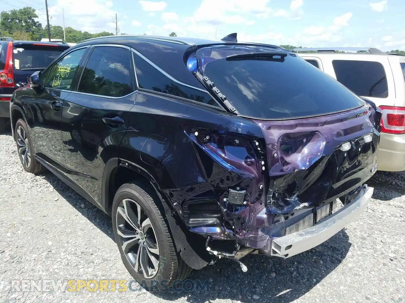 3 Photograph of a damaged car 2T2HZMAA2LC163116 LEXUS RX350 2020