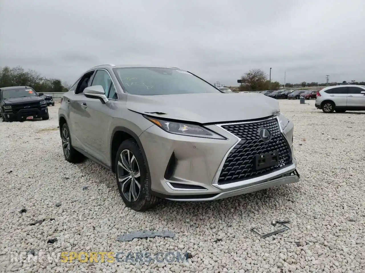 1 Photograph of a damaged car 2T2HZMAA2LC166341 LEXUS RX350 2020