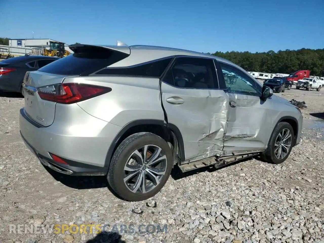 3 Photograph of a damaged car 2T2HZMAA2LC169157 LEXUS RX350 2020