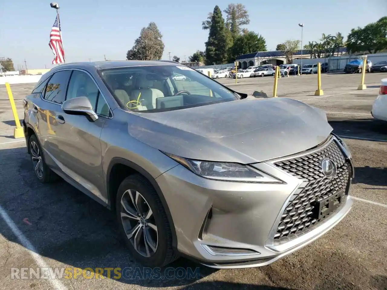 1 Photograph of a damaged car 2T2HZMAA2LC180109 LEXUS RX350 2020