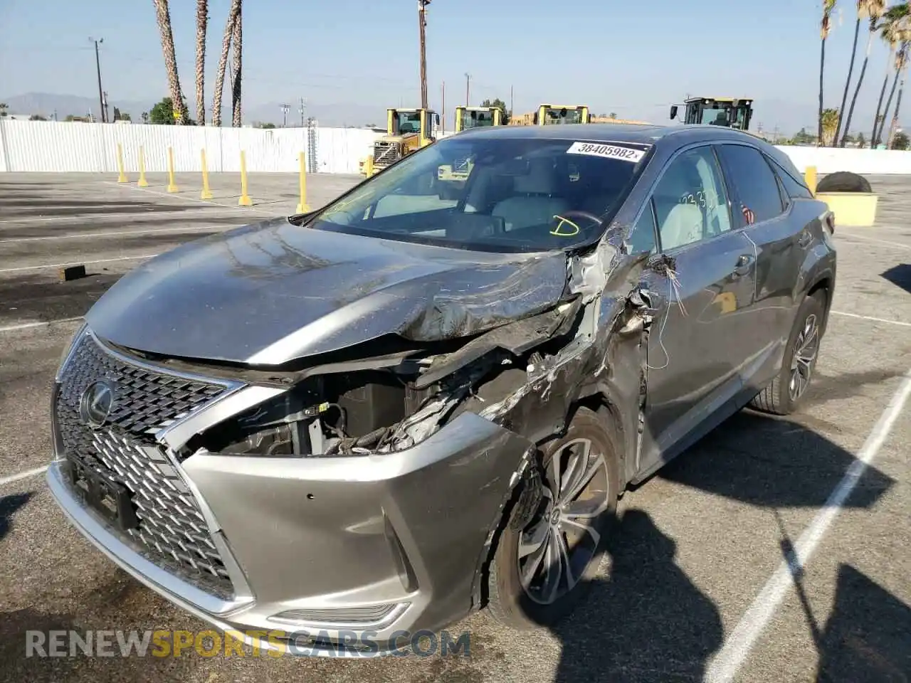 2 Photograph of a damaged car 2T2HZMAA2LC180109 LEXUS RX350 2020