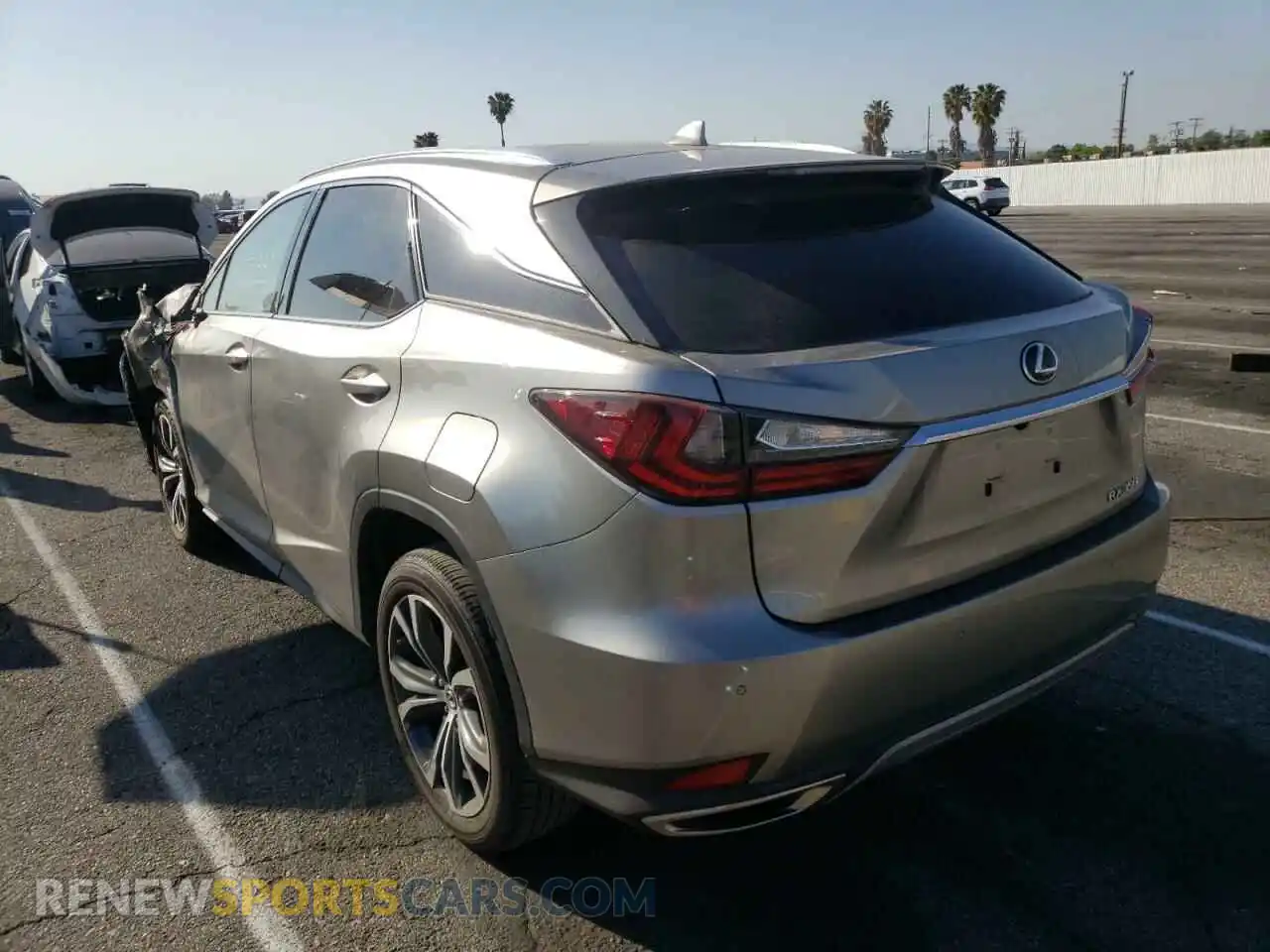 3 Photograph of a damaged car 2T2HZMAA2LC180109 LEXUS RX350 2020