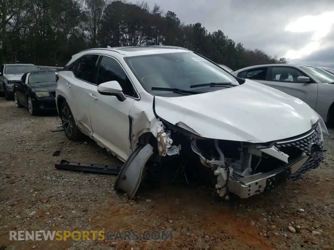 1 Photograph of a damaged car 2T2HZMAA3LC157115 LEXUS RX350 2020