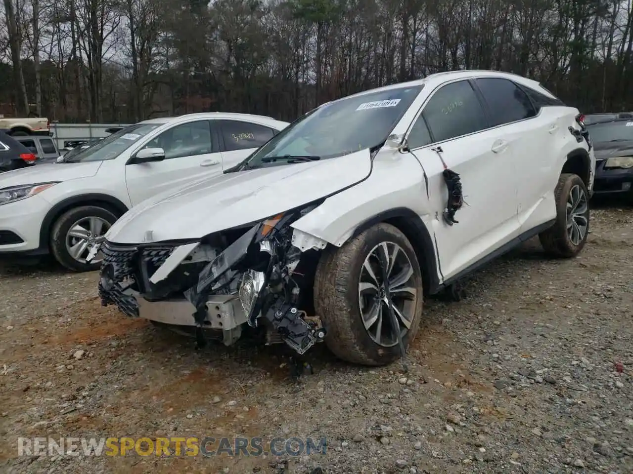 2 Photograph of a damaged car 2T2HZMAA3LC157115 LEXUS RX350 2020