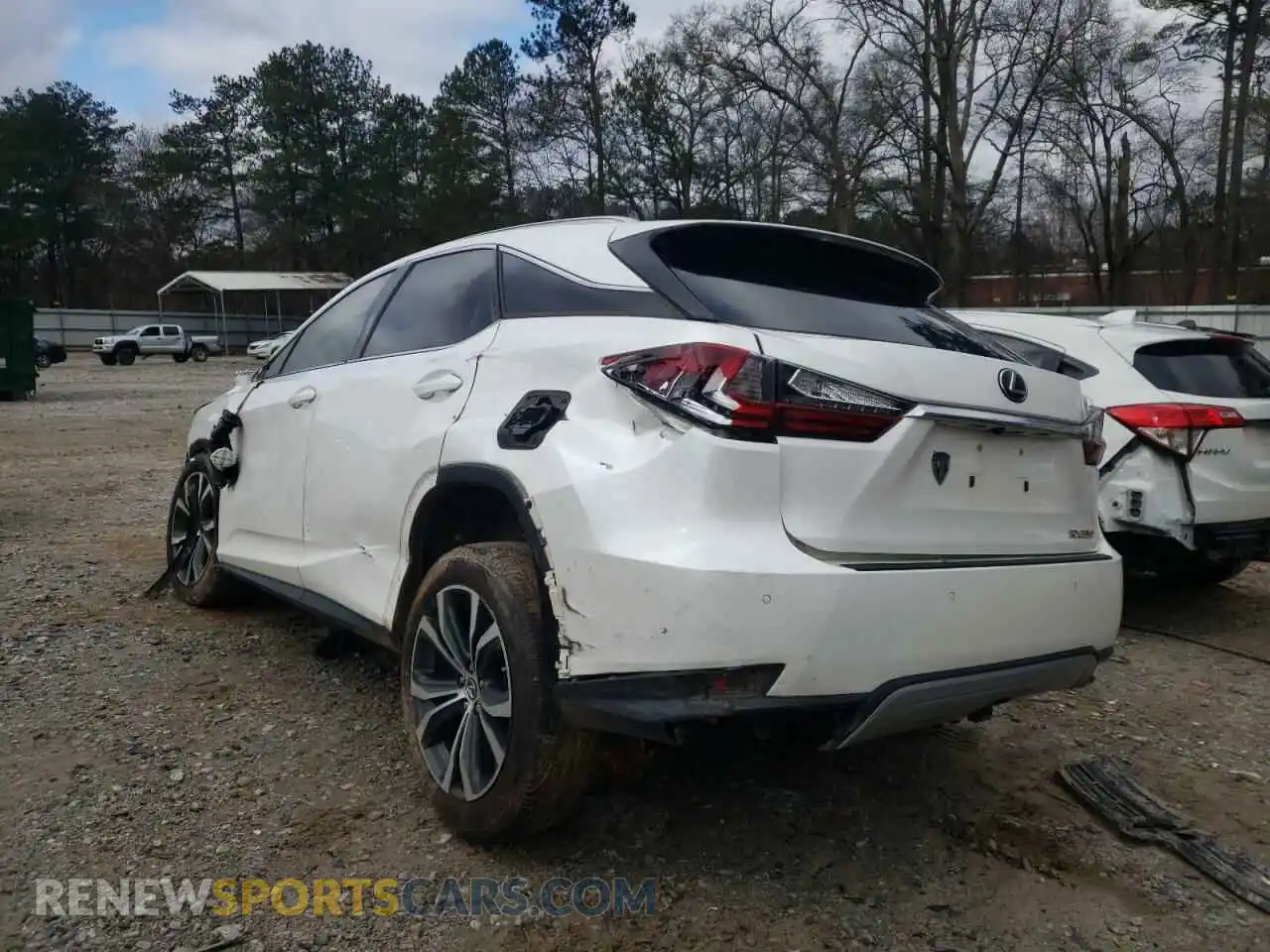 3 Photograph of a damaged car 2T2HZMAA3LC157115 LEXUS RX350 2020