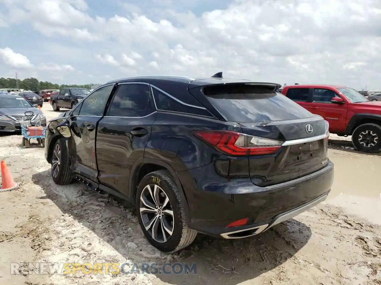 3 Photograph of a damaged car 2T2HZMAA3LC165098 LEXUS RX350 2020