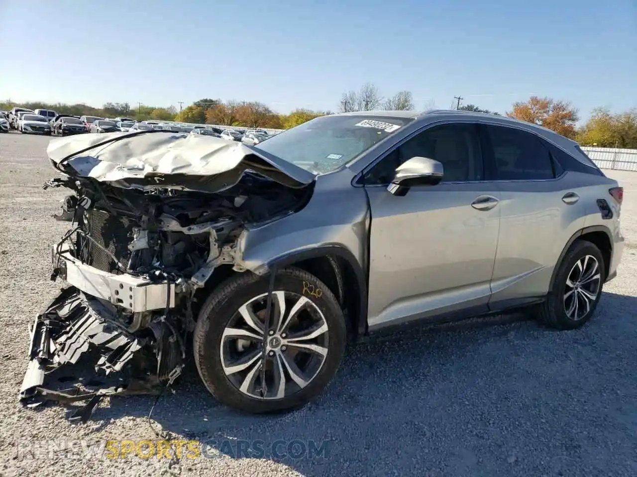 1 Photograph of a damaged car 2T2HZMAA4LC151565 LEXUS RX350 2020