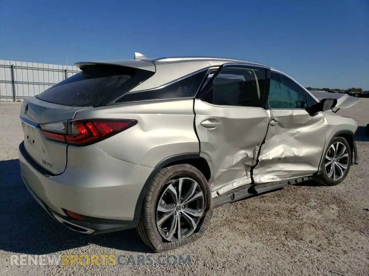 3 Photograph of a damaged car 2T2HZMAA4LC151565 LEXUS RX350 2020