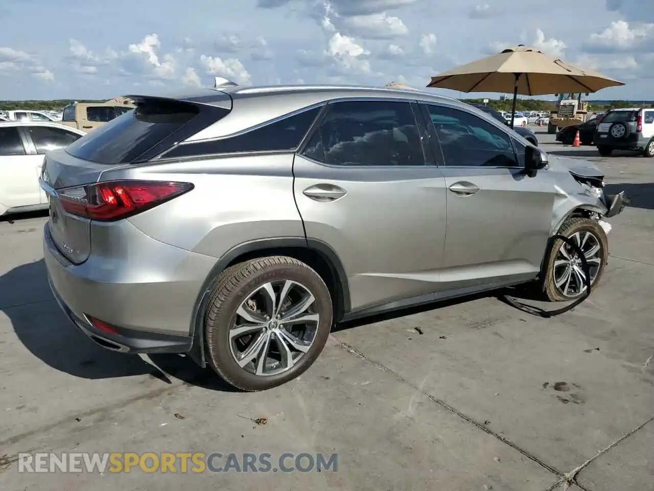3 Photograph of a damaged car 2T2HZMAA4LC158094 LEXUS RX350 2020