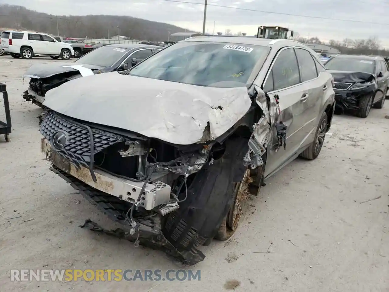 2 Photograph of a damaged car 2T2HZMAA4LC161139 LEXUS RX350 2020