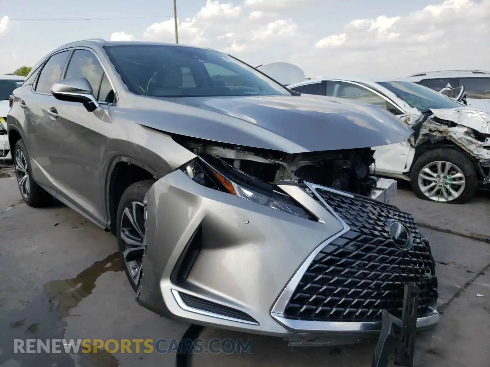 1 Photograph of a damaged car 2T2HZMAA4LC175624 LEXUS RX350 2020
