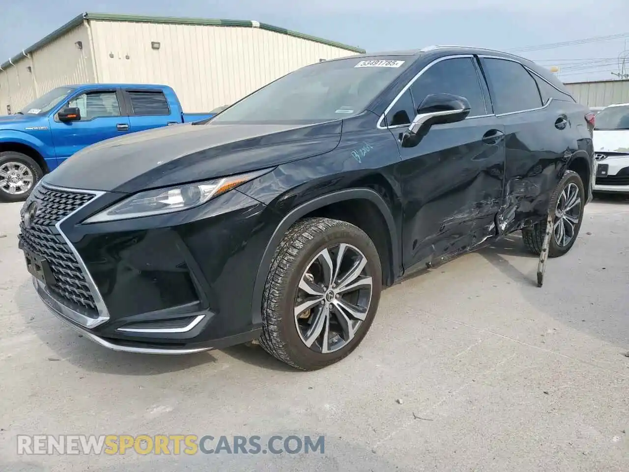 1 Photograph of a damaged car 2T2HZMAA4LC182010 LEXUS RX350 2020