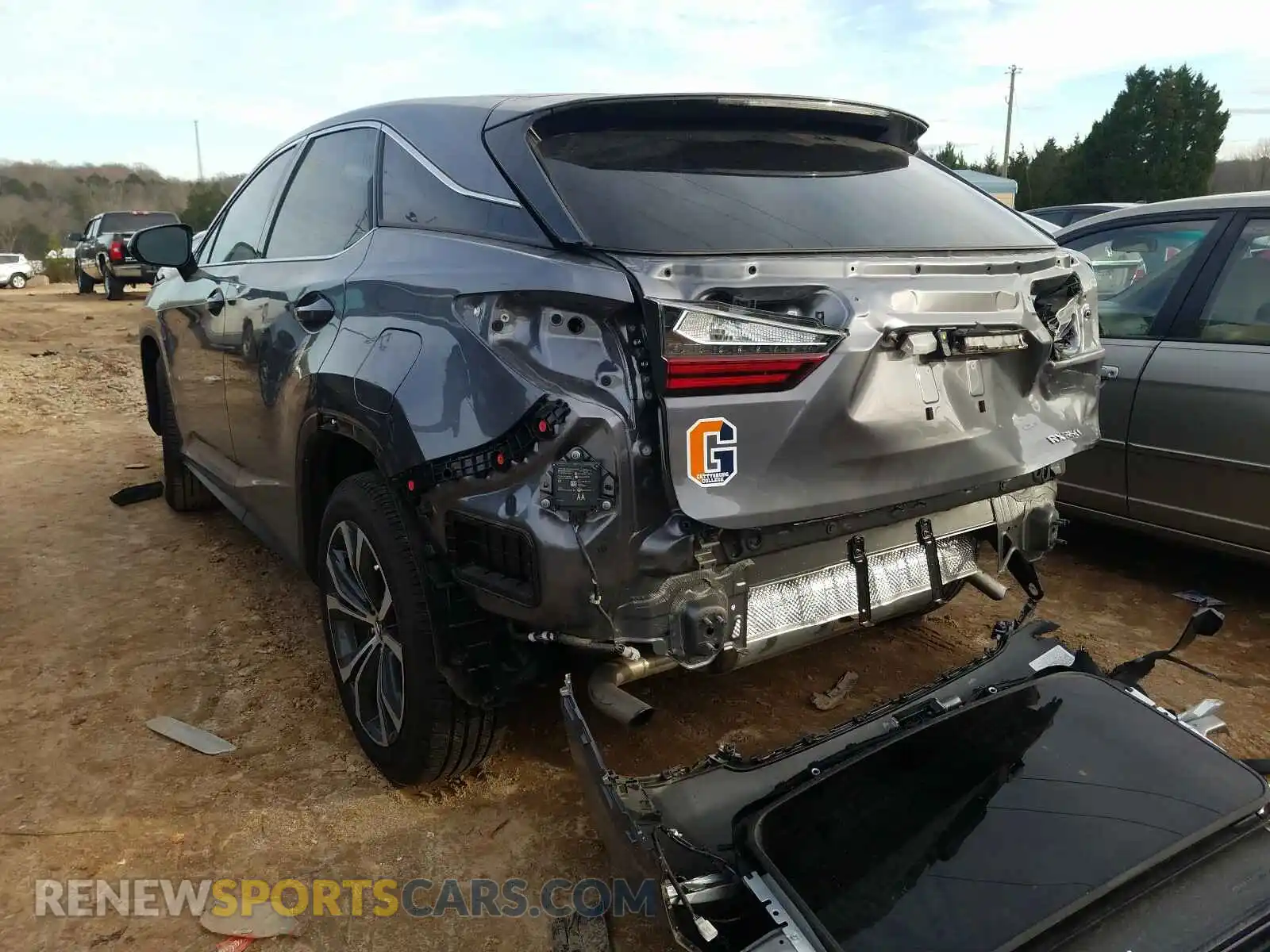 3 Photograph of a damaged car 2T2HZMAA5LC157441 LEXUS RX350 2020