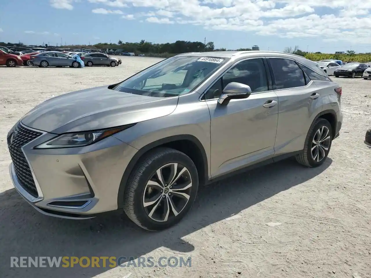 1 Photograph of a damaged car 2T2HZMAA5LC165541 LEXUS RX350 2020
