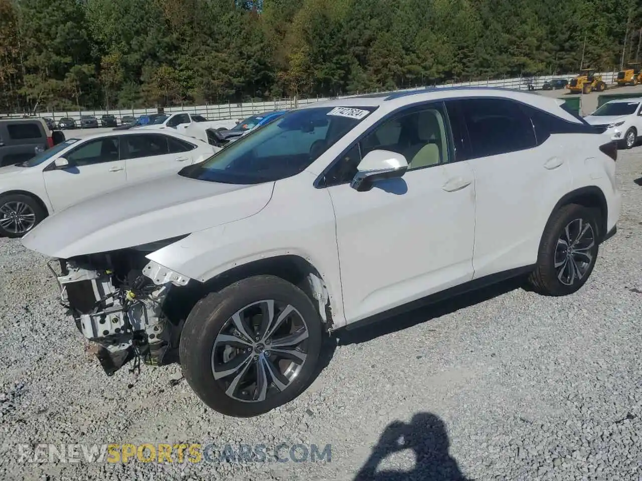 1 Photograph of a damaged car 2T2HZMAA5LC173817 LEXUS RX350 2020