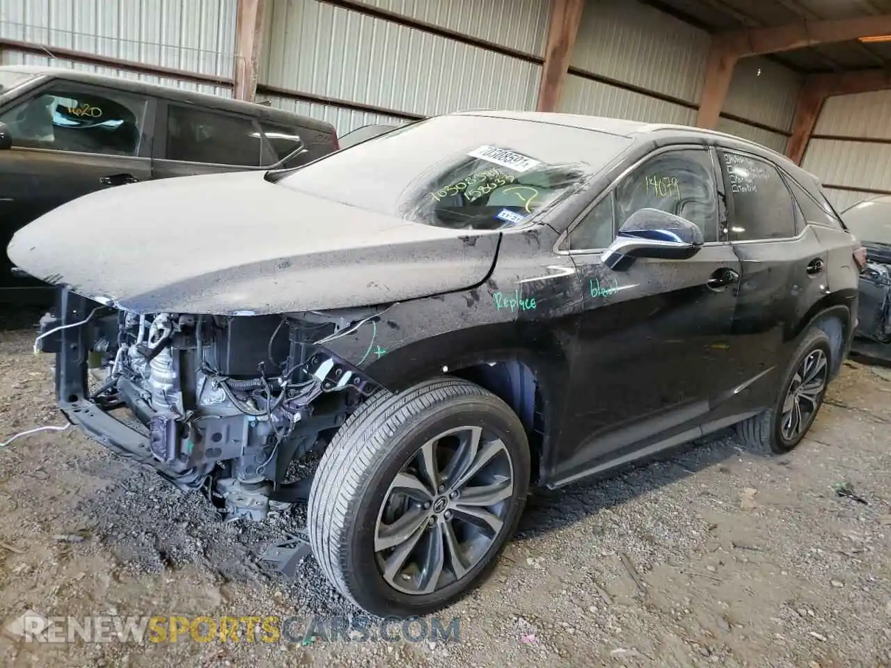 2 Photograph of a damaged car 2T2HZMAA6LC158033 LEXUS RX350 2020