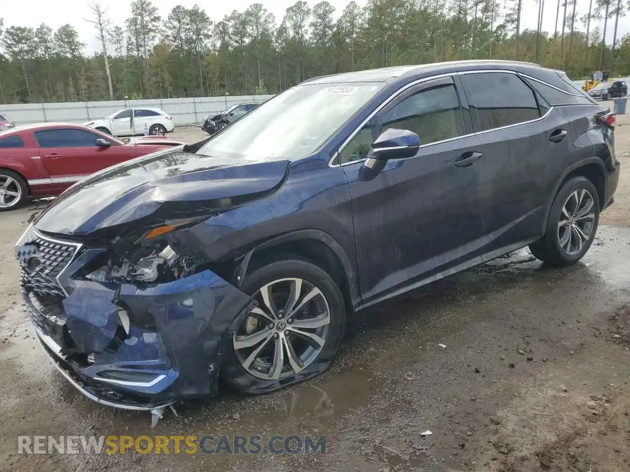 1 Photograph of a damaged car 2T2HZMAA6LC161935 LEXUS RX350 2020