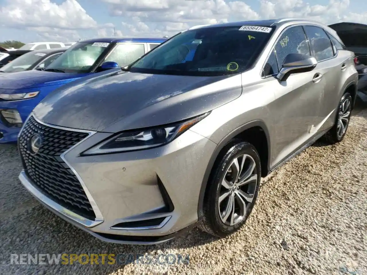 2 Photograph of a damaged car 2T2HZMAA6LC178363 LEXUS RX350 2020