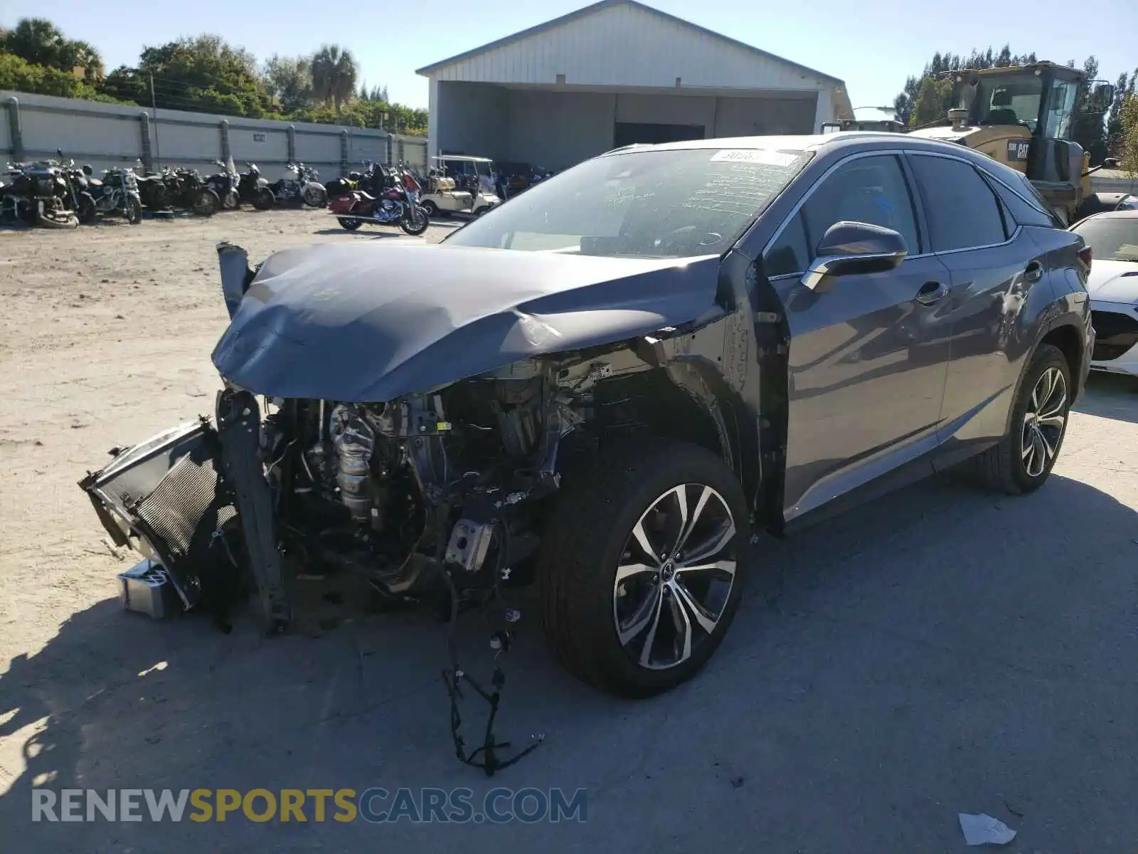 2 Photograph of a damaged car 2T2HZMAA6LC180694 LEXUS RX350 2020