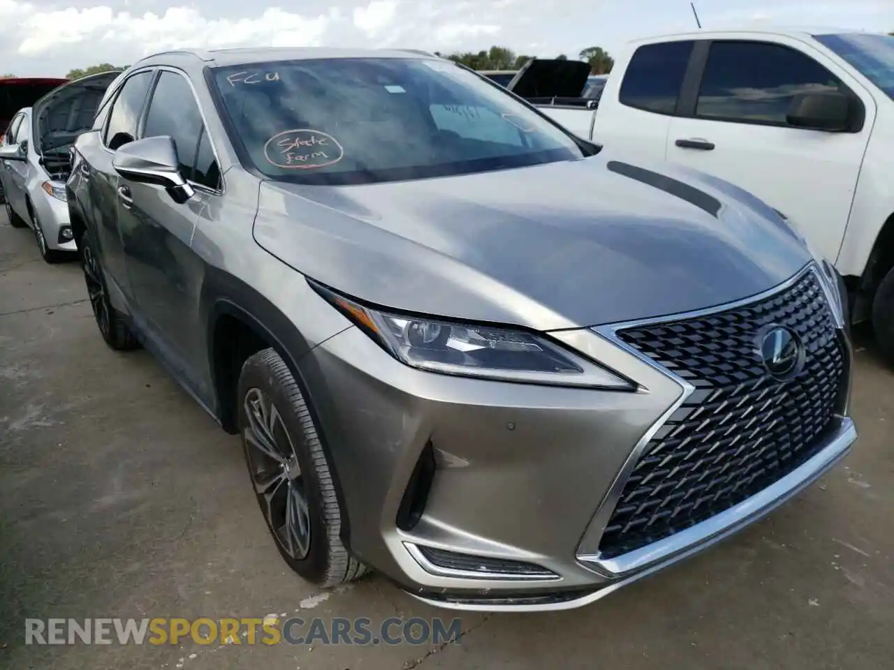 1 Photograph of a damaged car 2T2HZMAA6LC181182 LEXUS RX350 2020