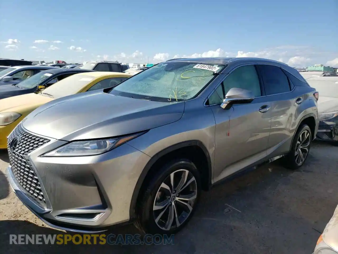 2 Photograph of a damaged car 2T2HZMAA7LC159109 LEXUS RX350 2020