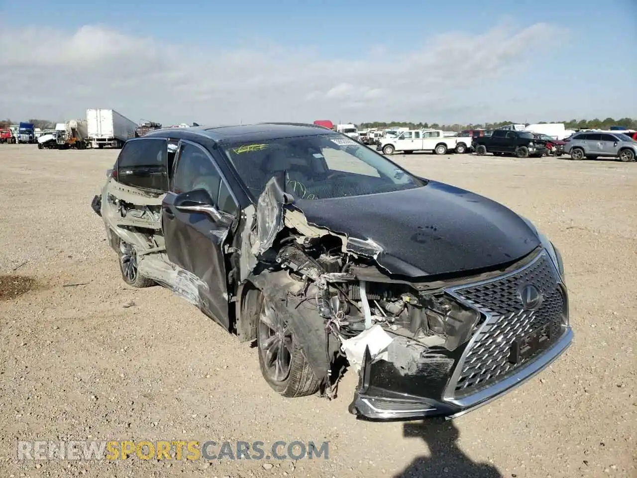 1 Photograph of a damaged car 2T2HZMAA7LC178050 LEXUS RX350 2020