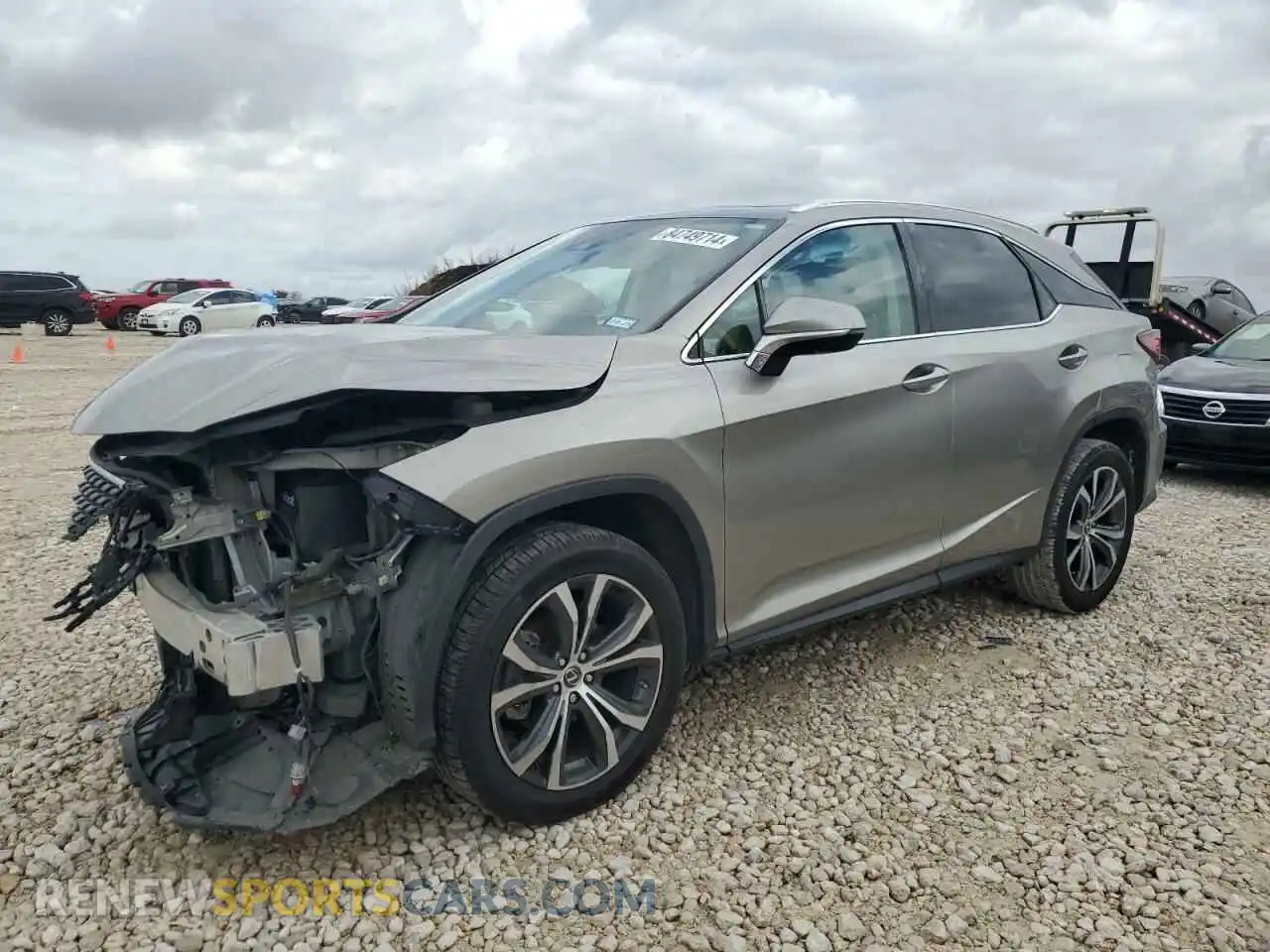 1 Photograph of a damaged car 2T2HZMAA8LC155232 LEXUS RX350 2020