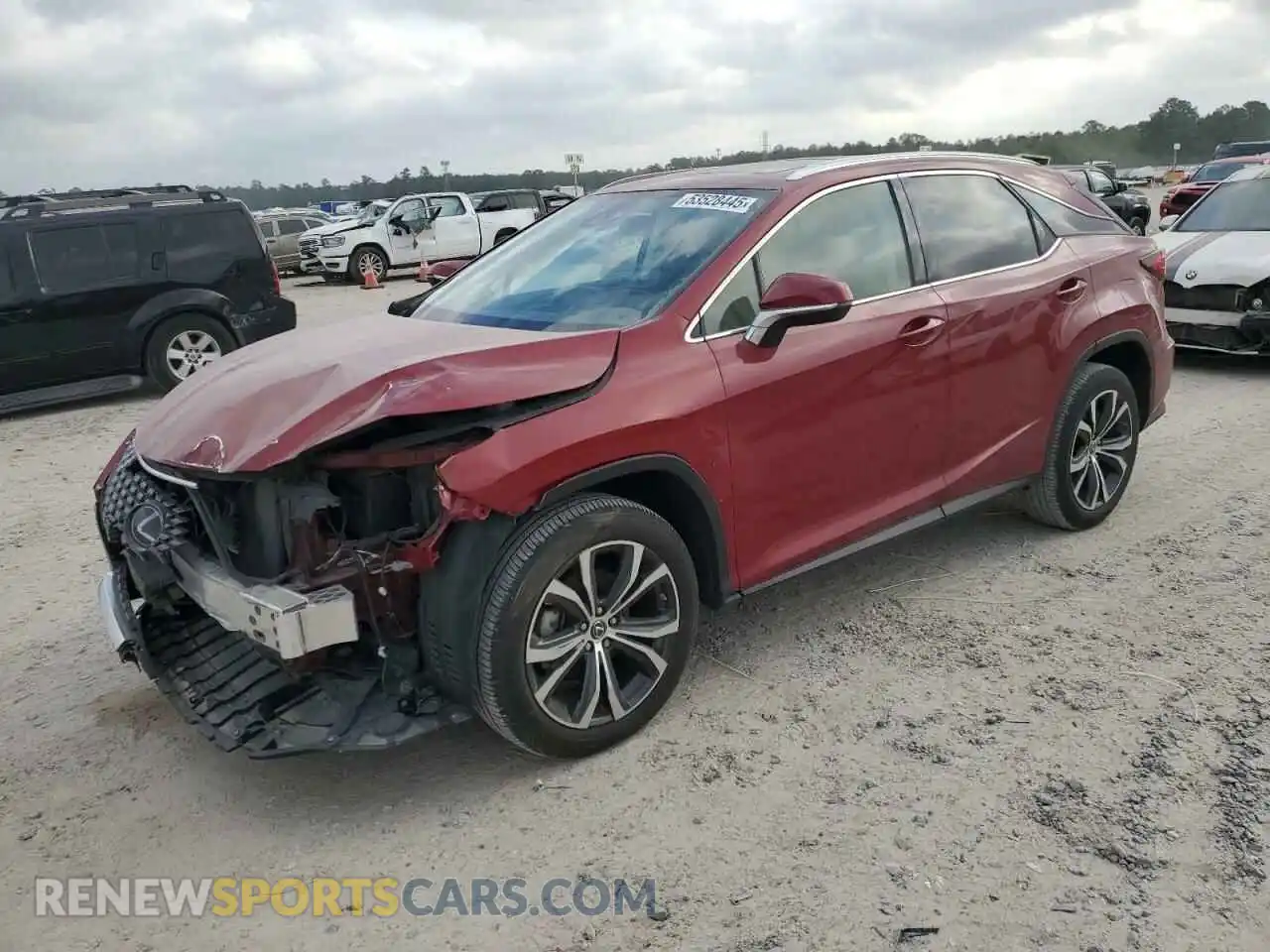 1 Photograph of a damaged car 2T2HZMAA8LC158471 LEXUS RX350 2020