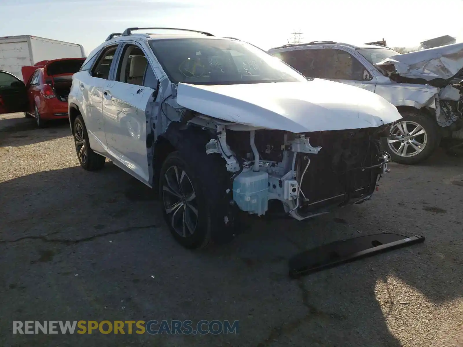 1 Photograph of a damaged car 2T2HZMAA8LC181720 LEXUS RX350 2020