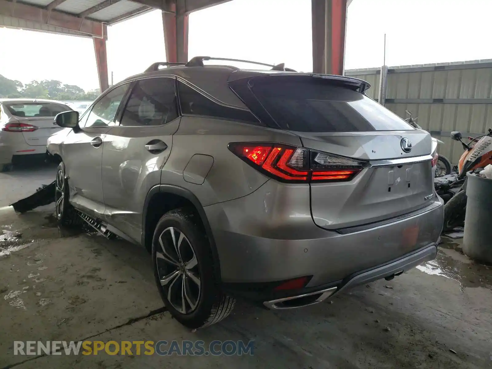 3 Photograph of a damaged car 2T2HZMAA9LC161900 LEXUS RX350 2020