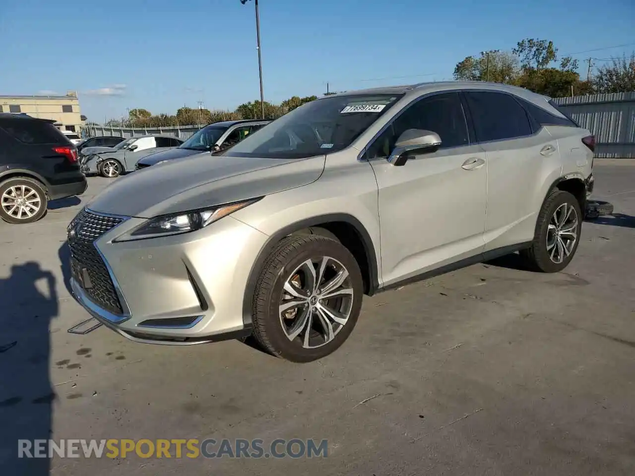 1 Photograph of a damaged car 2T2HZMAA9LC163159 LEXUS RX350 2020