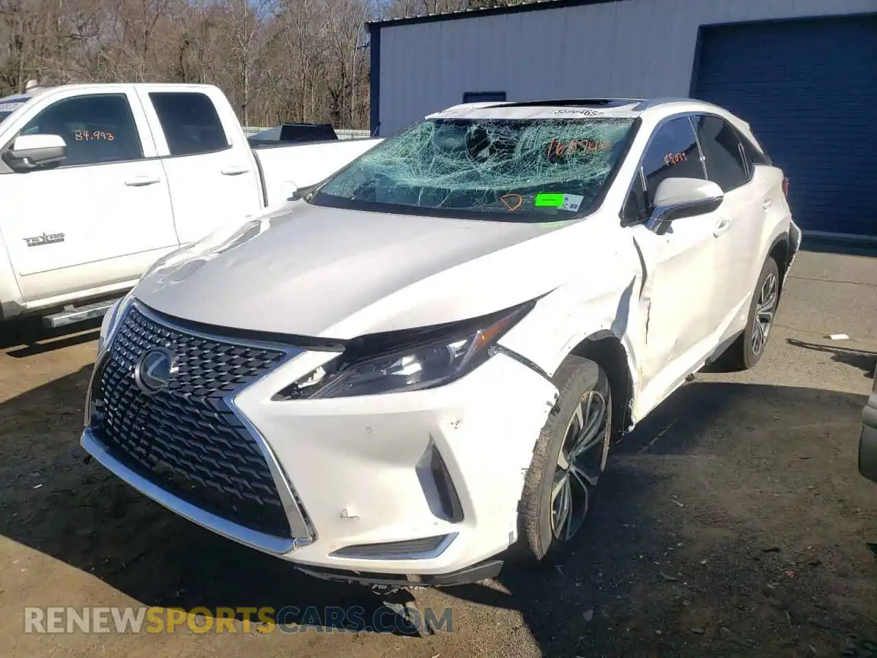 2 Photograph of a damaged car 2T2HZMAA9LC163744 LEXUS RX350 2020
