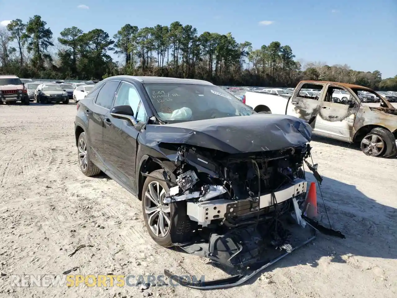 1 Photograph of a damaged car 2T2HZMAA9LC165056 LEXUS RX350 2020