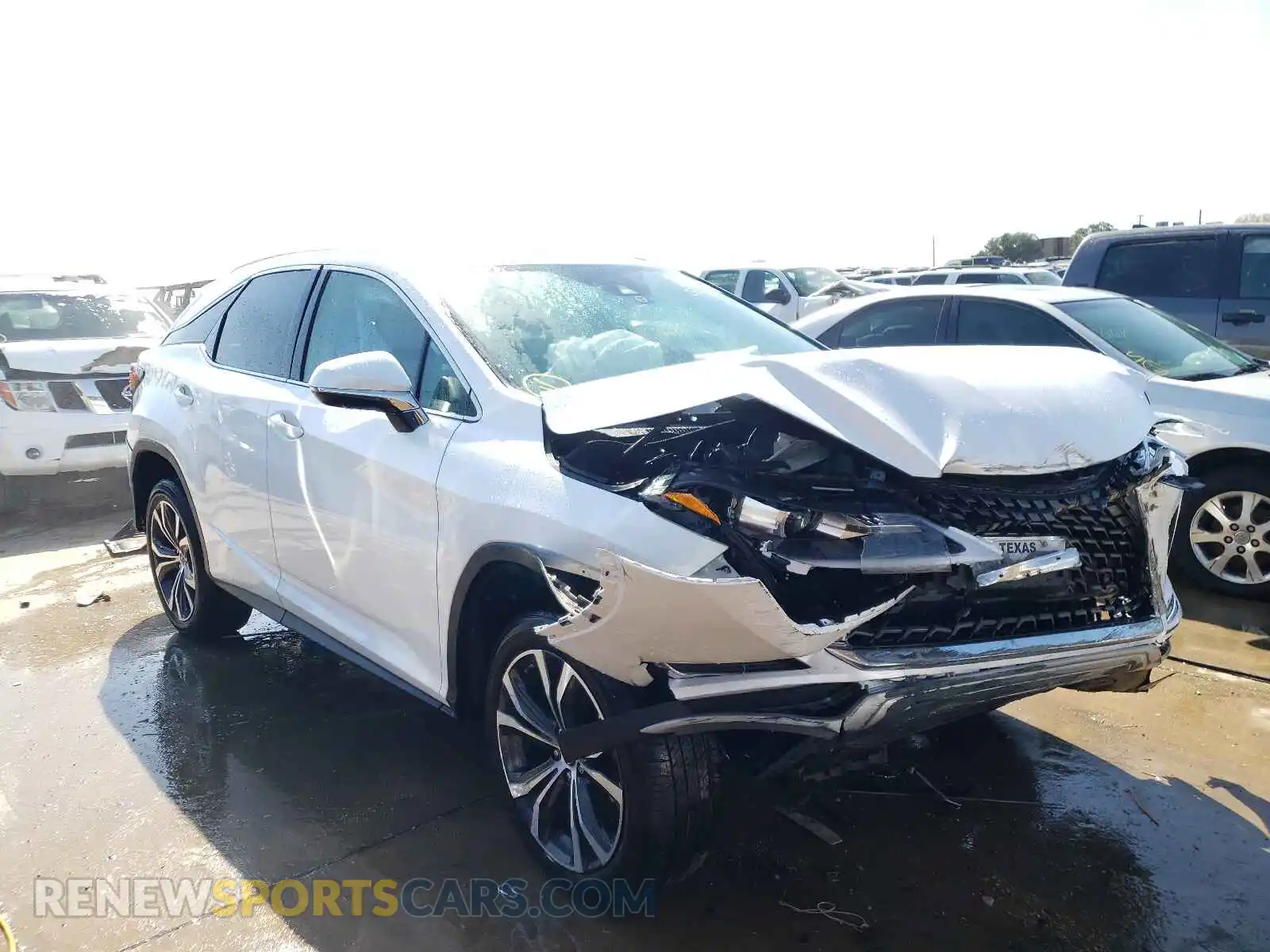 1 Photograph of a damaged car 2T2HZMAA9LC175392 LEXUS RX350 2020
