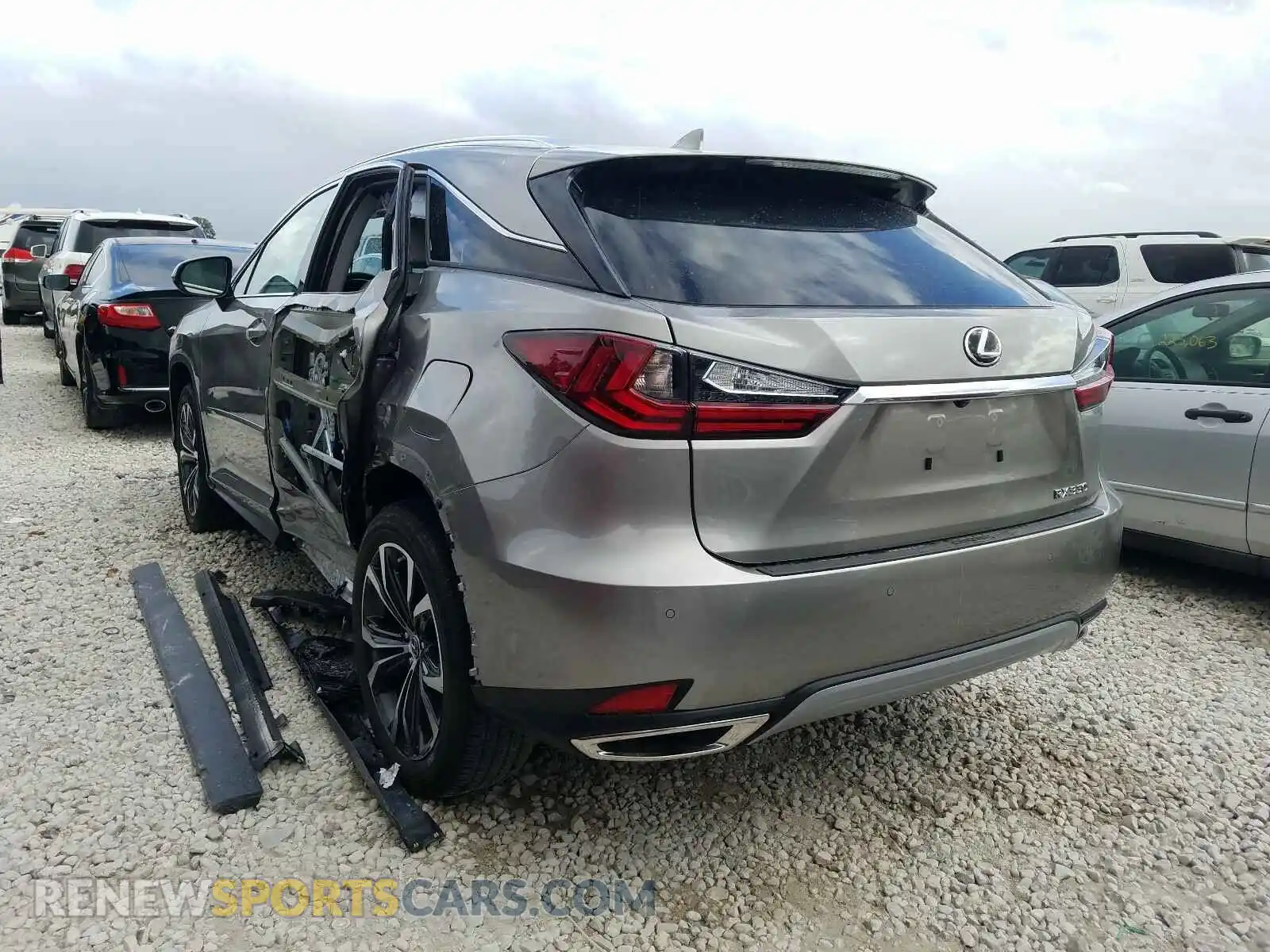 3 Photograph of a damaged car 2T2HZMAA9LC177918 LEXUS RX350 2020