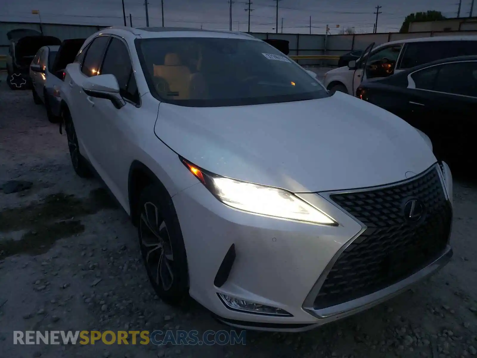 1 Photograph of a damaged car 2T2HZMAAXLC153269 LEXUS RX350 2020