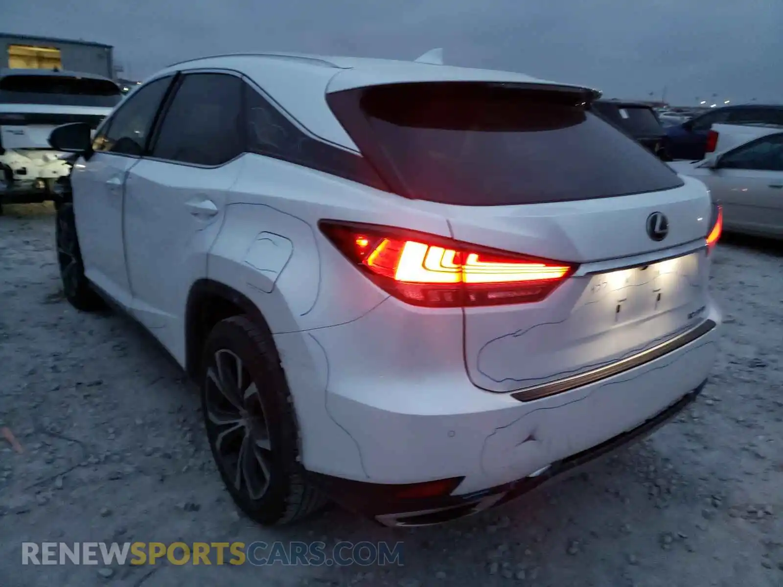 3 Photograph of a damaged car 2T2HZMAAXLC153269 LEXUS RX350 2020