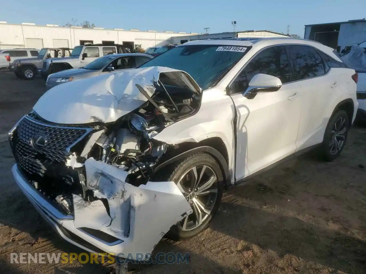 1 Photograph of a damaged car 2T2HZMAAXLC162313 LEXUS RX350 2020