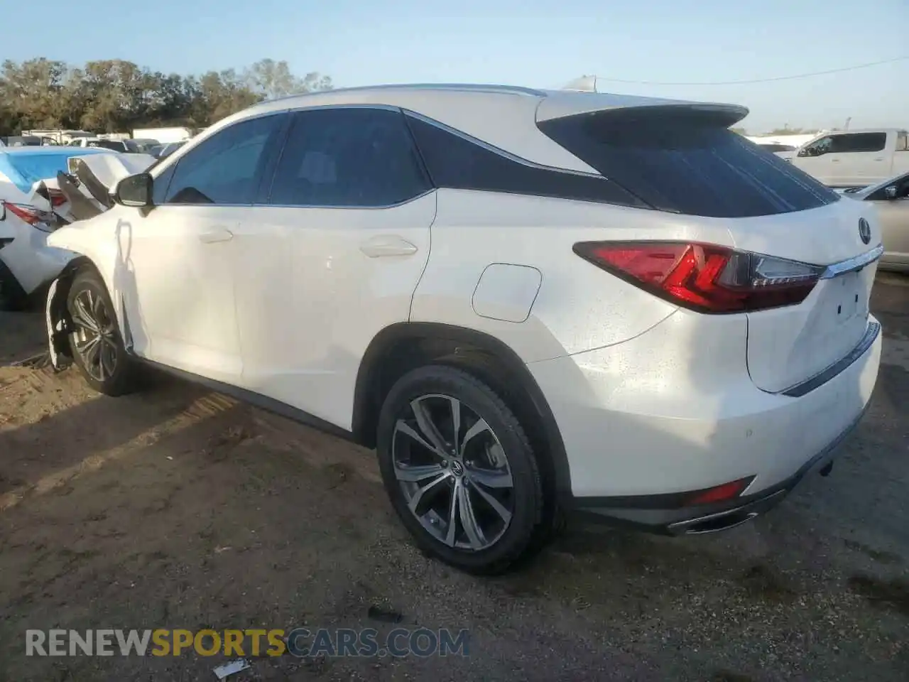 2 Photograph of a damaged car 2T2HZMAAXLC162313 LEXUS RX350 2020