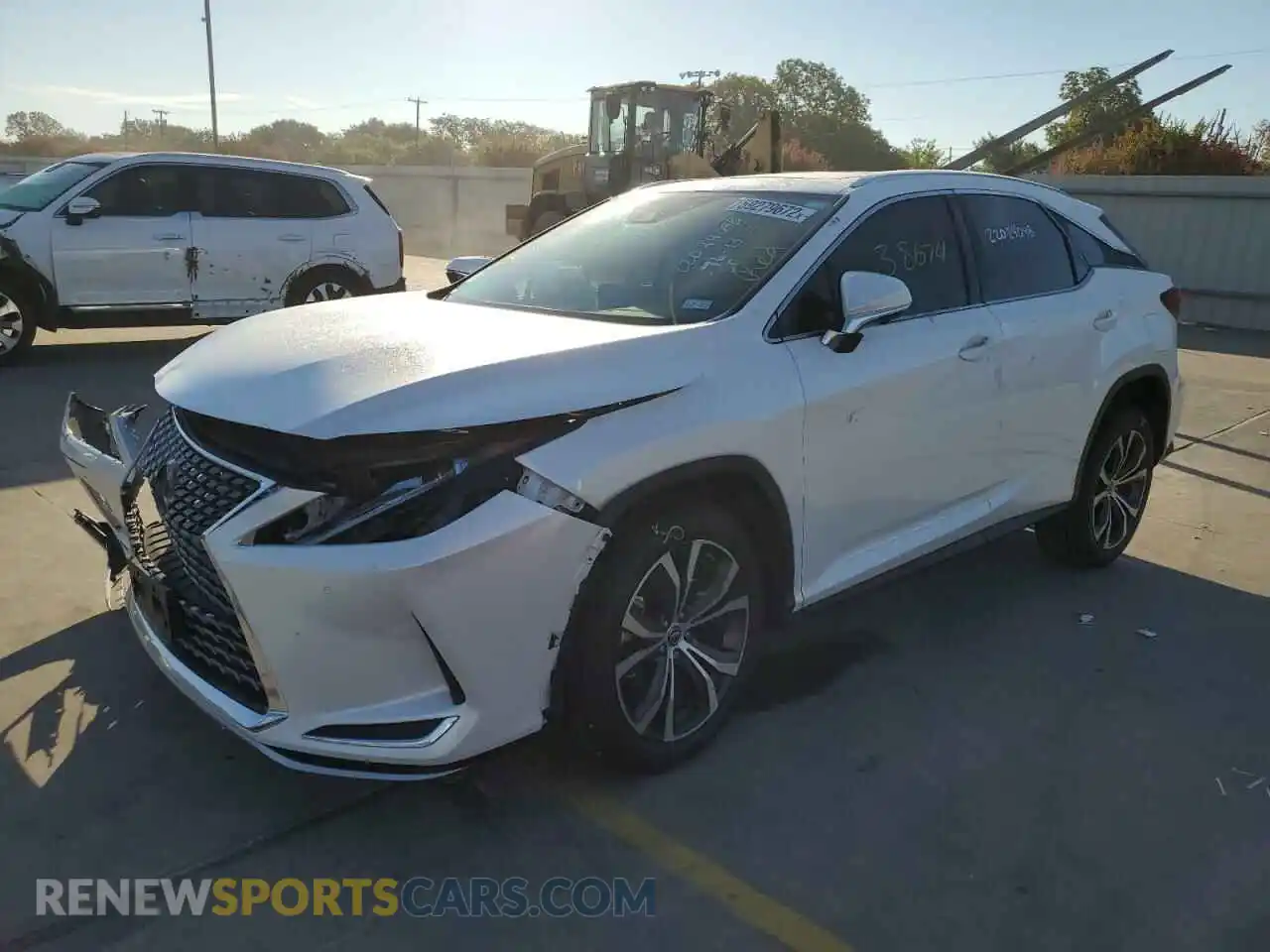 2 Photograph of a damaged car 2T2HZMAAXLC164028 LEXUS RX350 2020