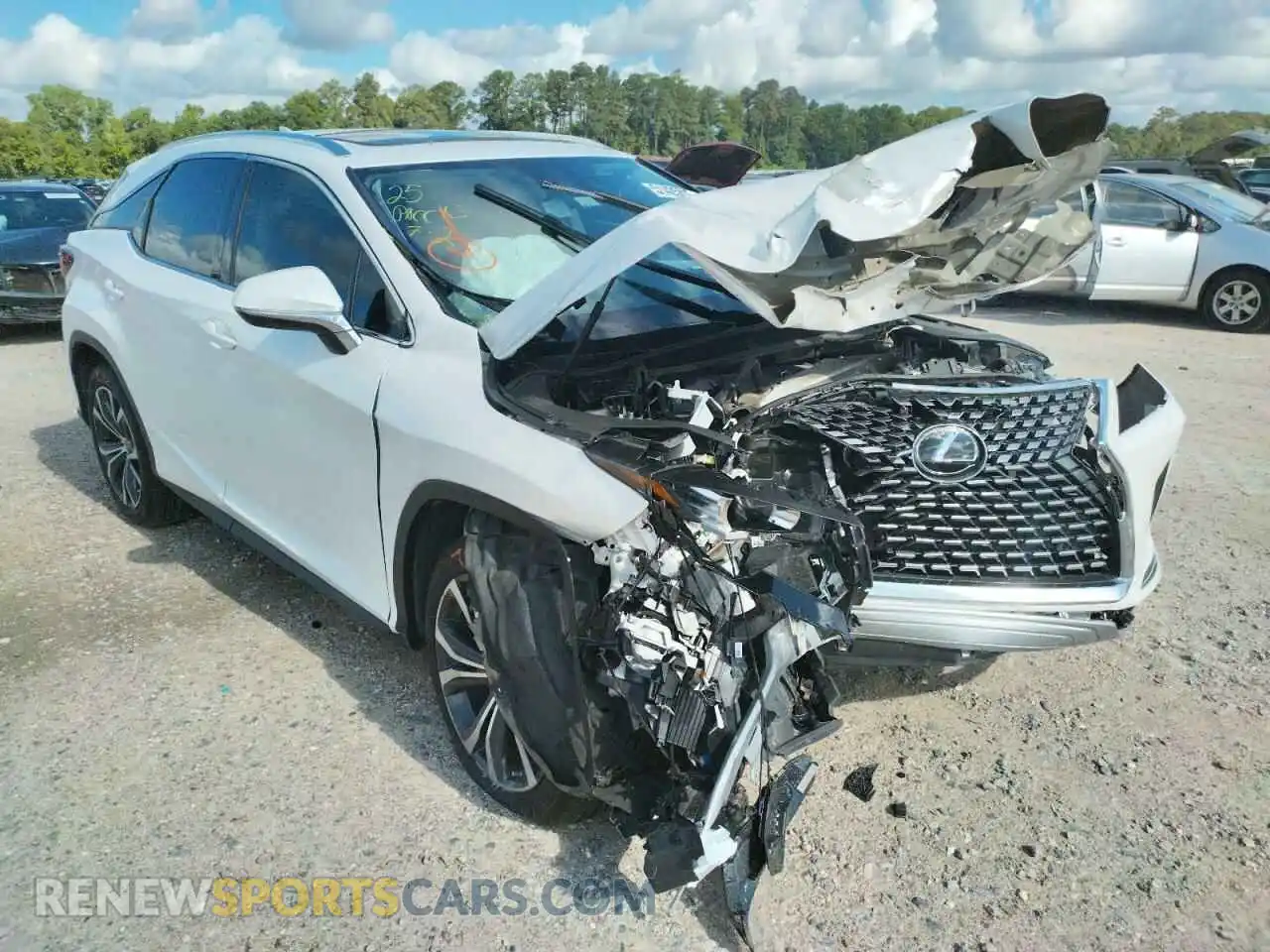 1 Photograph of a damaged car 2T2HZMAAXLC176292 LEXUS RX350 2020