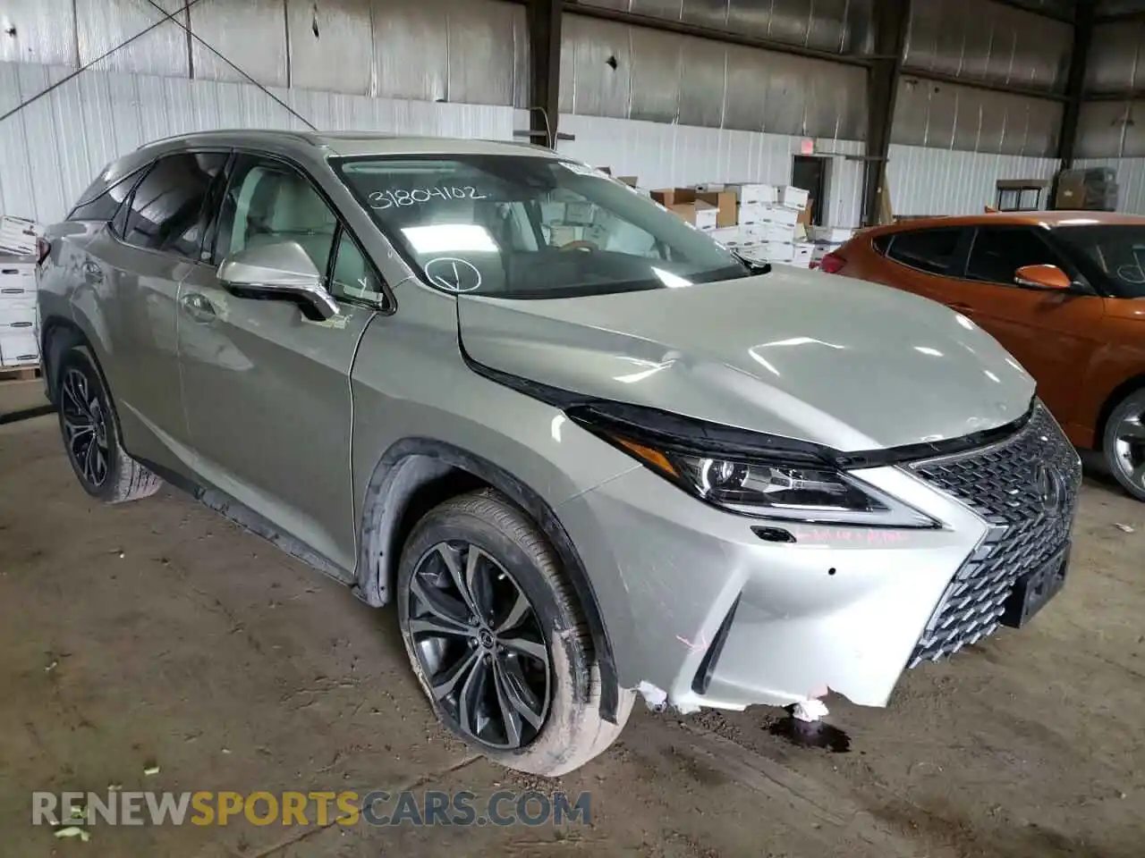 1 Photograph of a damaged car 2T2HZMDA0LC245972 LEXUS RX350 2020