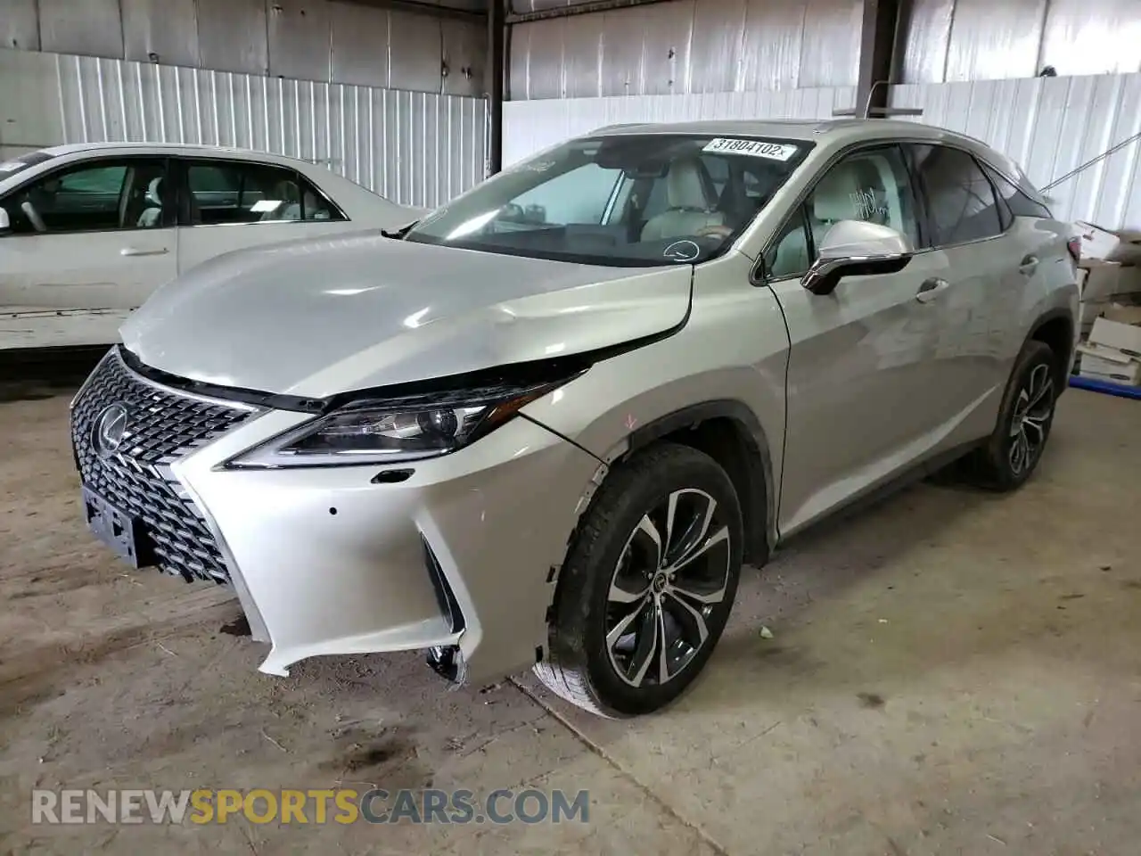 2 Photograph of a damaged car 2T2HZMDA0LC245972 LEXUS RX350 2020