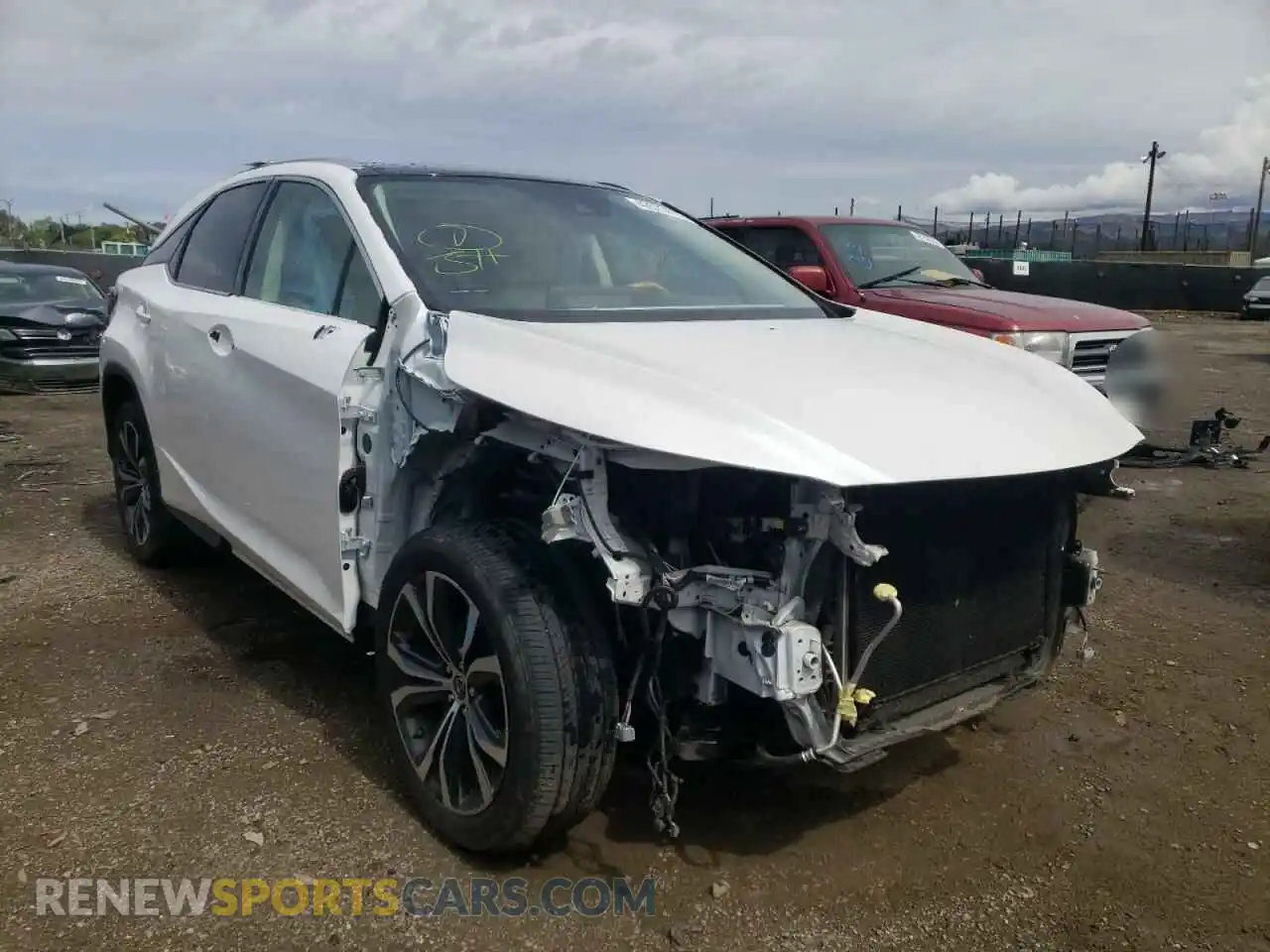 1 Photograph of a damaged car 2T2HZMDA1LC213175 LEXUS RX350 2020