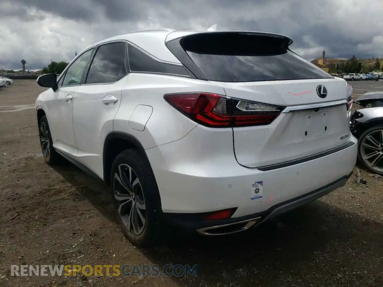 3 Photograph of a damaged car 2T2HZMDA1LC213175 LEXUS RX350 2020
